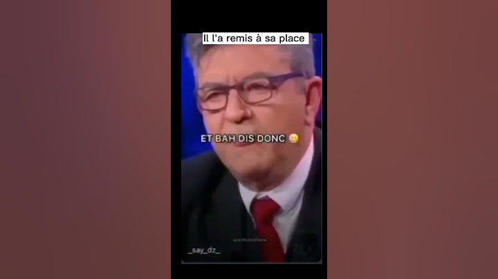 il l'a remis à sa place