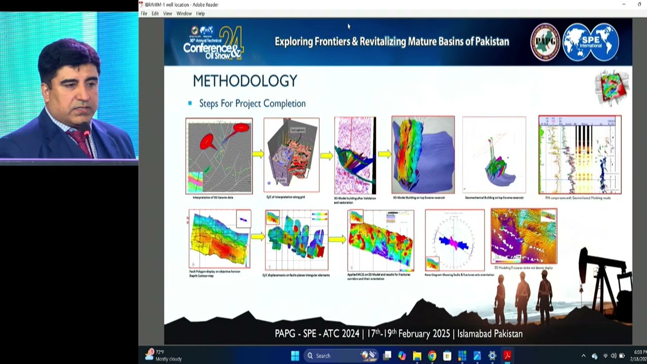 geological setting and modeling framework for fracture identification