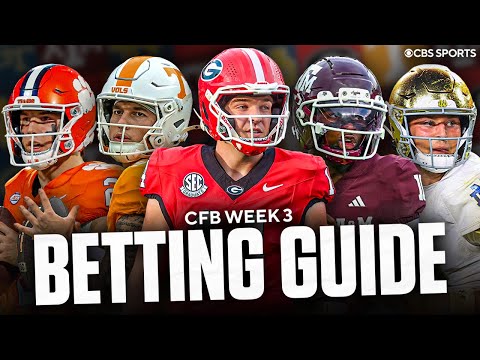 CFB Week 2 Betting Guide: Texas A&M vs Notre Dame, Georgia vs Tennessee & Clemson vs Georgia Tech 🏈💰