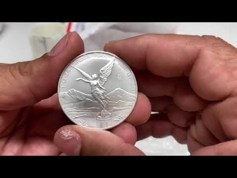 Unboxing A Tube Of The 2021 Mexico Libertad 1oz Coin