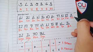 TUTORIAL BELAJAR AKSARA SUNDA BAKU, LENGKAP ! 'PART 1' #aksarasunda #aksarakuno98