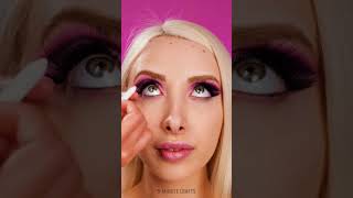 I&#39;m a Barbie Girl 👀👄 #barbie #girl #howto #makeup #beauty #tutorial #5minutecrafts