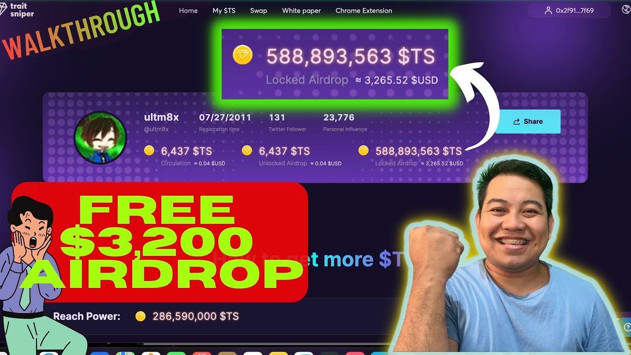 Trait Sniper Token Airdrop Update, Must Watch!!!