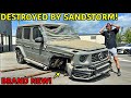 We Bought A Wrecked 2022 Mercedes G63 G Wagon From The Desert!!!