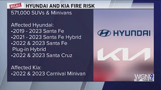 Hyundai, Kia recall vehicles over fire risk, warn to park outside