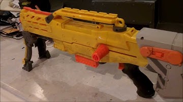 Nerf Longshot with Orange Mod Work