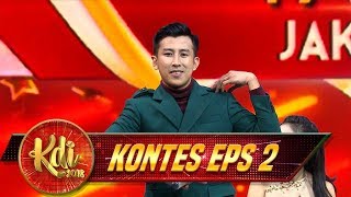 Mantap Jiwa! Aksi Fandi Memperagakan Pekerjaanya Sebagai Pramugara - Kontes KDI Eps 2 (7/8)