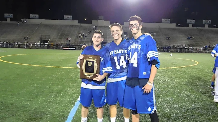 Awards presentation St. Mary's/McDonogh lacrosse M...