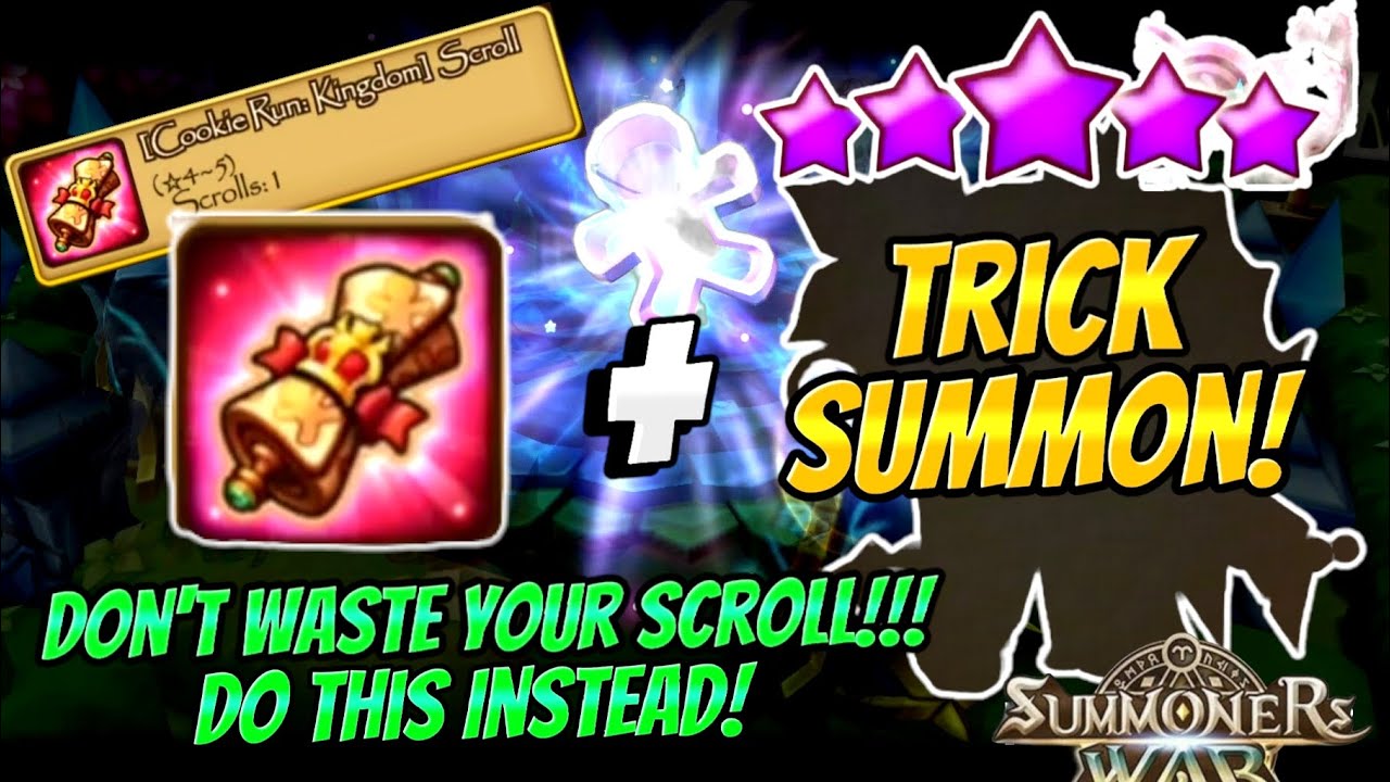 Trick Summon! Don't waste your Scroll!! (Do this Instead) | Summoners War