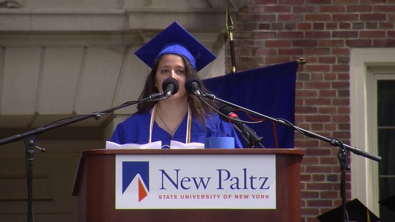 New Paltz Valedictorian Address 2016 Margaret Hack YouTube