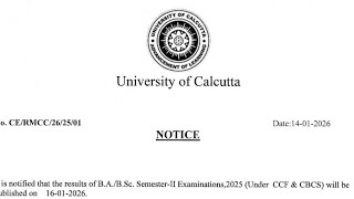 ||CU RESULTS SEM-2 ||BA BSC BCOM||