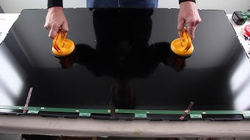 Removing an LCD & LED TV Panel with Suction Cups - How To Remove Broken Screen