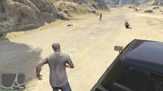 GTA 5 biker vs cougar