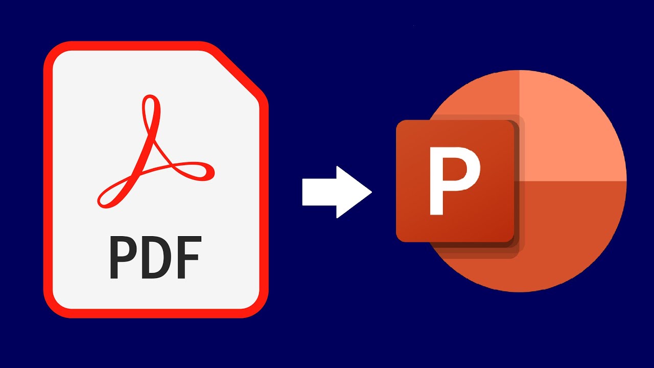 how to convert a pdf back to a powerpoint presentation