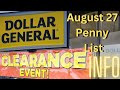 Dollar General New Penny List and Clearance Event Update
