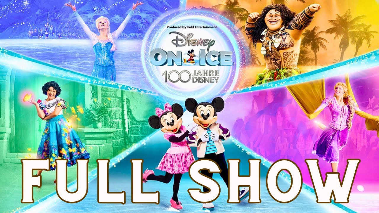 Disney on Ice - 100 Jahre Disney in Zürich 2024! Komplette Show aus 1. Reihe!