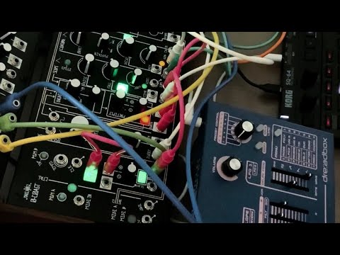 SQ-64 Patterns: Korg SQ-64, Make Noise 0-Coast and Strega, Soma Pulsar-23, and Dreadbox Nymphes