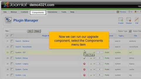 Joomla: How to Migrate a Joomla! 1.5 to 2.5 Website