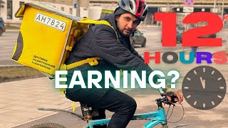 12 Hours Delivering Food in -20°C Moscow as a Yandex Rider !