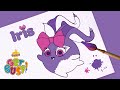 SUNNY BUNNIES | Drawing Iris 4 | GET BUSY COMPILATION | Arts & Crafts | Cartoons for Kids