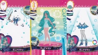 海風に揺れる一輪の花！キュアマリンのプリカードをなかよしリボンとプリチェンミラーで音声確認レビュー！　プリキュア