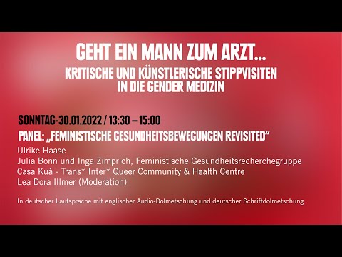Panel "Feministische Gesundheitsbewegungen Revisited"