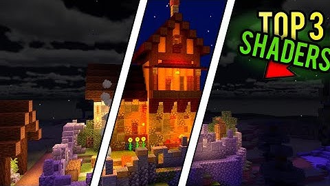 TOP 3 MCPE SHADERS FOR 1.16