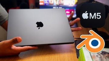 Blender op M5 MacBook Pro 14" - 3D Modeler Review