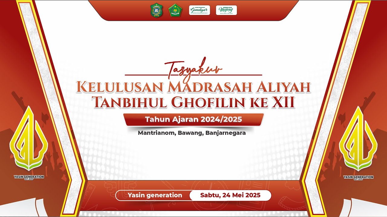 🔴LIVE TASYAKUR KELULUSAN MADRASAH ALIYAH TANBIHUL GHOFILIN KE XII