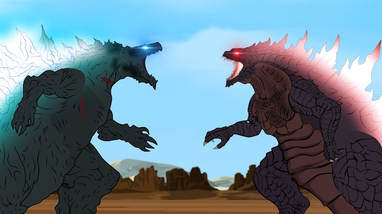 Godzilla Earth vs Godzilla Had 5th Evolution 