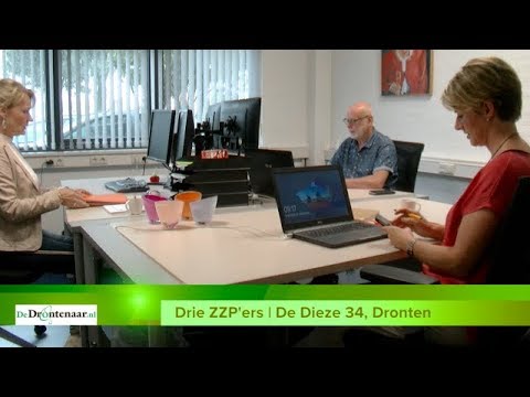 VIDEO | Drie ZZP’ers openen gezamenlijk kantoor aan De Dieze 34 in Dronten