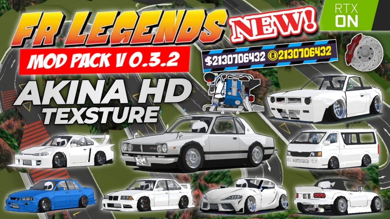 FR Legends Mod Pack V 0.3.2 | AKINA HD | HAKOSUKA | LBWK | HIACE | E36 ...