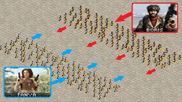 Tanya vs Boris - Same Cost - Red Alert 2