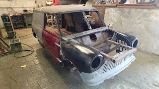 part 1 of restoring a classic mini van #restoration #classic #classicmini #mini #classiccars #van