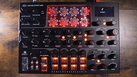 Motor Synth - A Quick Look | Making Music with MOTORS