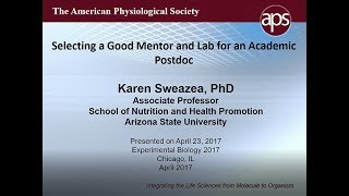 Choosing a Lab for an Academic Postdoc – 2017 Mentoring Symposium Pt 1