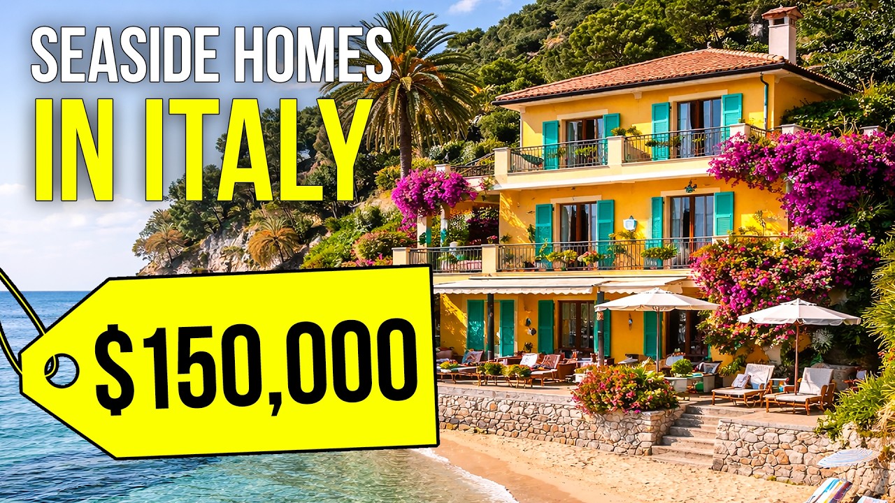 Affordable SEASIDE Homes in ITALY under $150,000