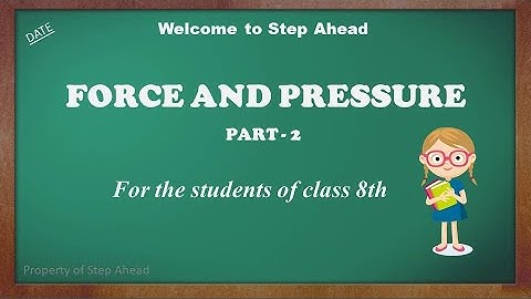 MCQ | Class 8 | Science | Force and Pressure (Part 2) | by Preksha