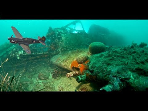 Image du reportage Epave du Curtiss P-40 Warhawk d'Aspretto - EPAVE CORSE - Mars 2018 (Stephan Le Gallais)