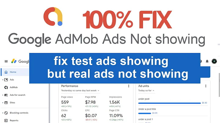Admob Ads not showing solution 2021 | how to fix admob ads not showing