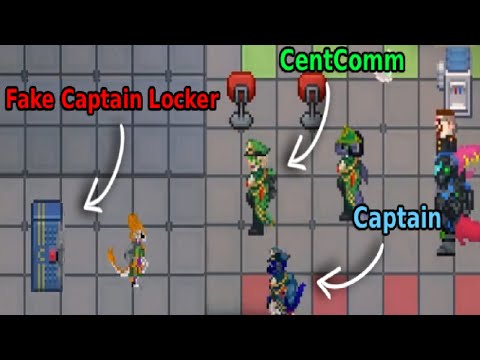 Stealing a fake Captain's locker during CC inspection (and getting sec in trouble) | SS14