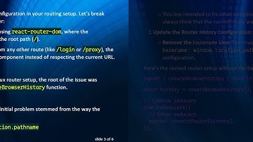 Solving the ReactJS/Redux Refresh Issue: Root Component Renders on Refresh from Any Page