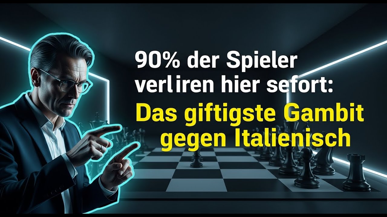 90% der Spieler verlieren hier sofort: Das giftigste Gambit gegen Italienisch