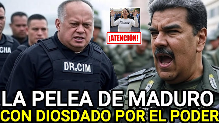 ÚLTIMA HORA 🔴 Maduro Y Diosdado Casi SE AGARRAN  A PLOMO
