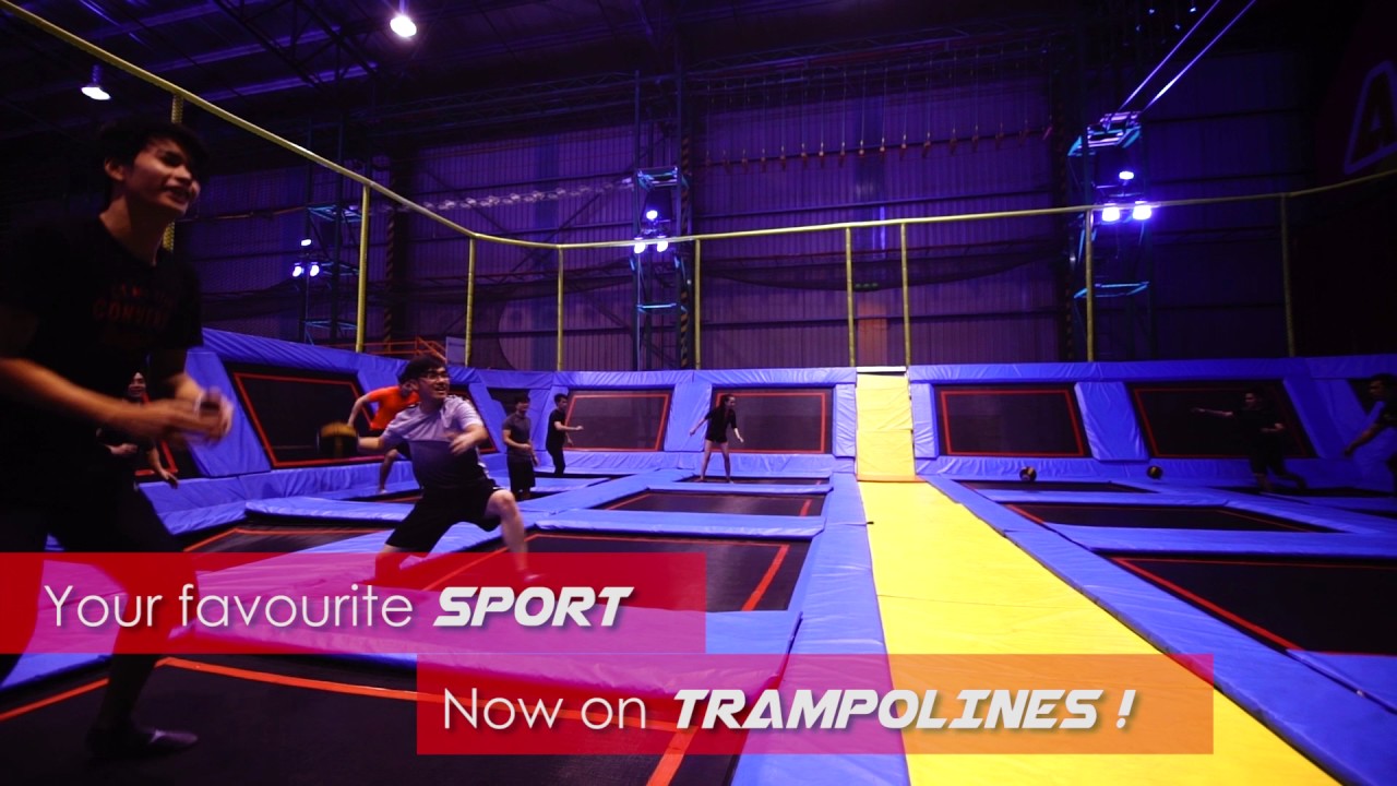 Trampoline Dodgeball at EnerZ
