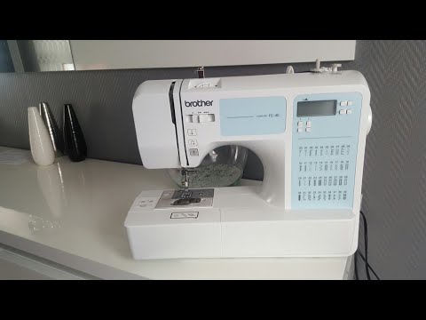 ماكينة الخياطة براذر للمبتدئات تعريف شامل machine à coudre Brother fs-40 -  YouTube