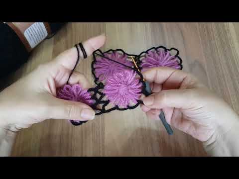 Aparatlı motifin kopartmadan bütün eklemesi (handmade flovers)