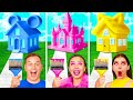 ワンカラーハウスチャレンジ | 面白いシチュエーション Fun Challenge