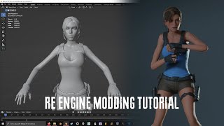 RE Engine Modding Tutorial - Custom Character Models (Blender workflow)