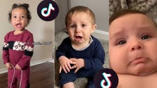 Tiktok || BABY CUTE REACTION WHEN SAYING NO..VIDEO COMPILATION❤️